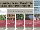 Integrating Gender Equality in Climate-Smart Development